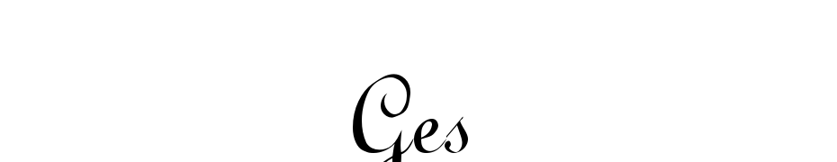 Gessele Regular Font Download Free